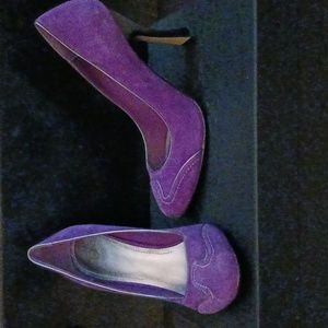 Joey O Round Toe 100% Leather Suede Pump